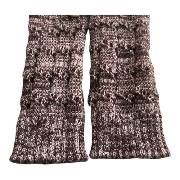 If Collection Leg Warmers Knitted Crochet 100% Acrylic Button Detail 2 Pairs - Picture 11 of 15